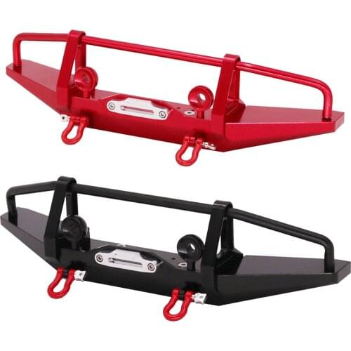 1/10 Rc Car Metal Alloy Front Bumper for -4 4 Axial SCX10 II 90046 90047