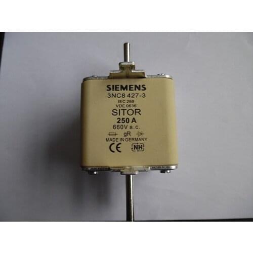 Fuses: 3NC8427-3 250A 660V gR / 3NC8425 3NC8425-3 200A 660V / 3NC8423-3 3NC8423-0C 150A 660V gR