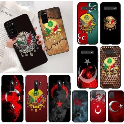 Turkey Turkish Ottoman Empire Coat Of Arms Phone Case Capa for Samsung S20 plus Ultra S6 S7 edge S8 S9 plus S10 5G lite 2020