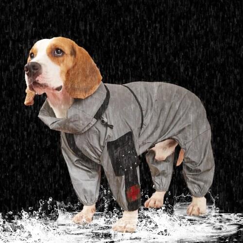 Outdoor Pet Dog Costumes Waterproof Raincoat Reflective Jacket Dog Raincoat Pet Products Cat Dog Outdoor Clothes