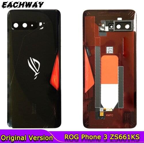 For ASUS ZS661KS Back Door Case Battery Housing Back Cover For ASUS ROG Phone 3 ZS661KS X008D Rear Cover For Zenfone ZS661KS