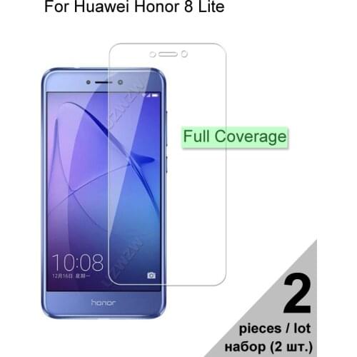 Tempered Glass For Huawei 8 Lite Honor HD Explosion-proof Full Cover Screen Protector Protective Glass For Honor 8 Lite