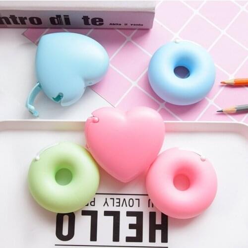 1pcs Cute Grafting Eyelash Tape Cutter Dispenser Round/Heart Micropore Paper Medical Tape Split Eyelash extension tool