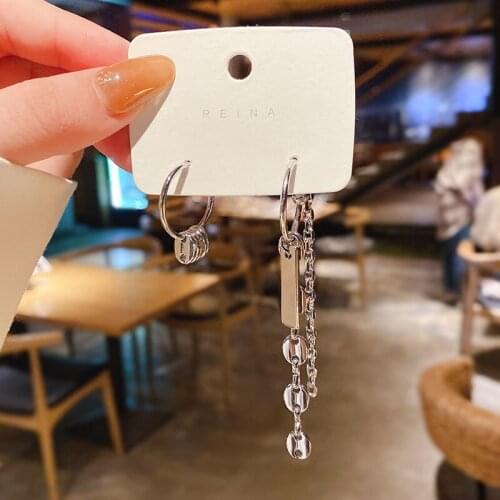 2021 New Simple Asymmetrical Luxury Earrings For Women Earrings Geometric Earrings Korean Style Fashion Pendientes