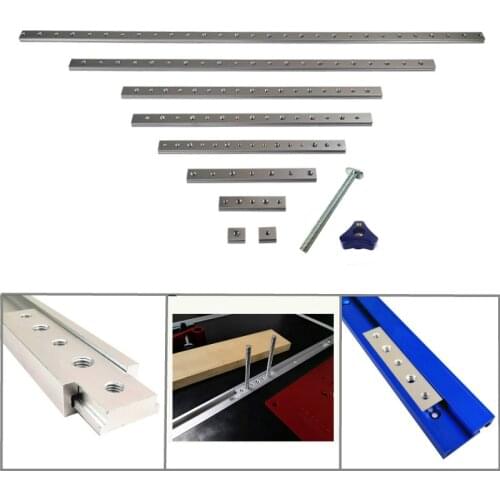 Aluminum M6/M8 T-track Slider Sliding Bar T Slot Nut For 30/45 Type T Tracks Jigs Screw Slot Fastener Woodworking Tools