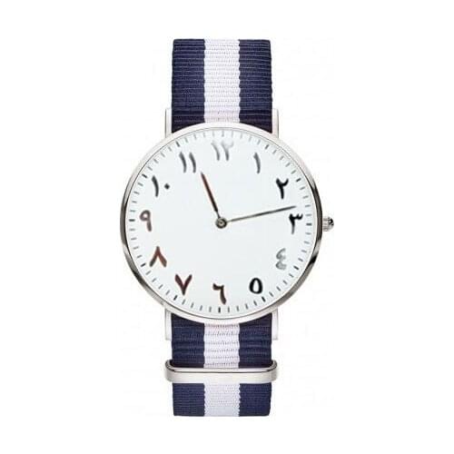 Hot Flag Nylon Strap Watch Women Simple style gold case quartz watches men unisex wristwatch