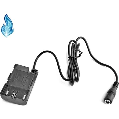 DR-E6 DC Coupler Replace LP-E6 Fake Battery Connector for Canon EOS 5D Mark II III 5D2 5D3 6D 7D 60D DSLR Cameras