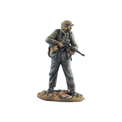 1/35 Resin Figures Model Kits WWII German with MP40 Unassambled Unpainted -527