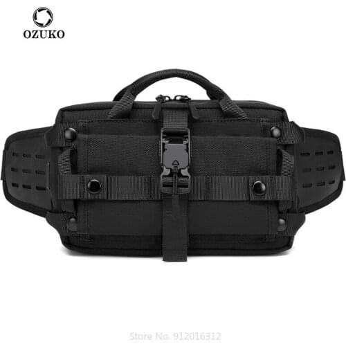 Xiaomi Fashion Trend Waist Bag Men Outdoor Large Capacity Crossbody Shoulder Bag Waterproof Chest Bag Sports Belt Bag