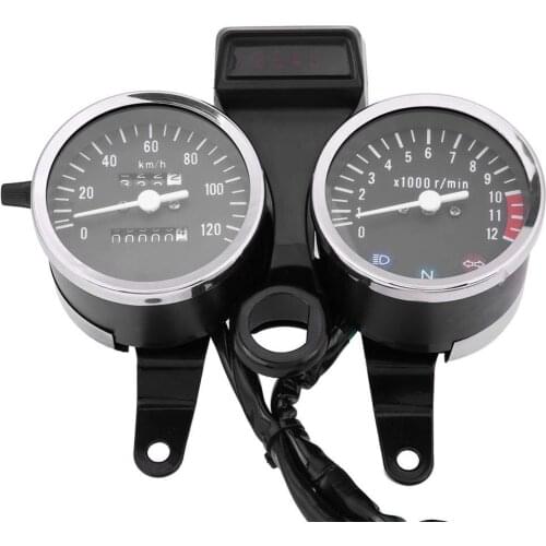 Motorcycle Speedometer Odometer Tachometer Meter Gauge for Suzuki GN125 for HJ125-8 LED Motorbike Modified Accessories