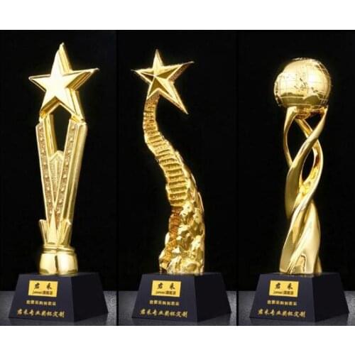 Towards Happiness Global Future Customized trophies Free engraving Manufacturers There iPioneer wholesale World Cup