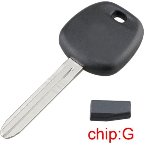Uncut Blade Blank Car Key Ignition with G Transponder Chip TOY44G-PT Fit for Toyota 4Runner Avalon Camry Corolla FJ Cruiser