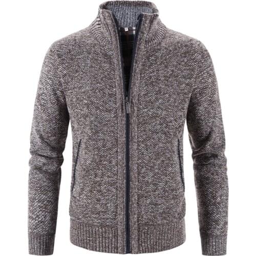 New Spring Autumn Knitted Sweater Men Fashion Slim Fit Cardigan Men Causal Sweaters Coats Solid Single Breasted Cardigan men