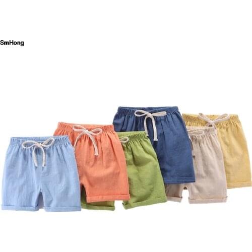 2 3 4 5 6 7 8 9 10 Years Boys Summer Shorts Girls Candy Color Solid Cotton Pants Boys Summer Clothes Boy PP Pants Boys Shorts
