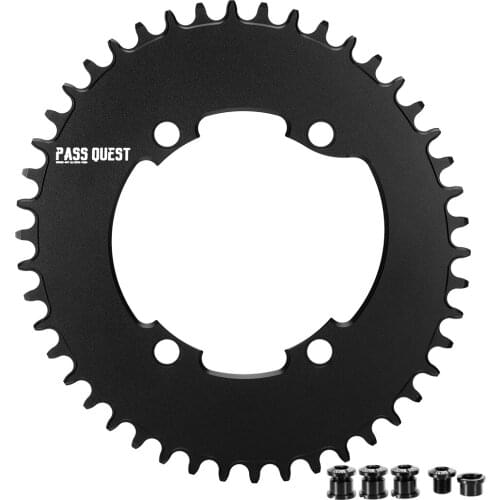 PASS QUEST Bicycle Chainring Oval BCD110mm Road Bike Chainwheel Crankset For R9100 46-58T