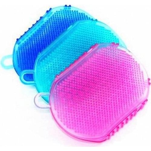 Bath Gloves Exfoliation Shower Bath Brush For Body Cleaning Silicone Exfoliating Brush Scrubber Bath Scrub Glove LX8866