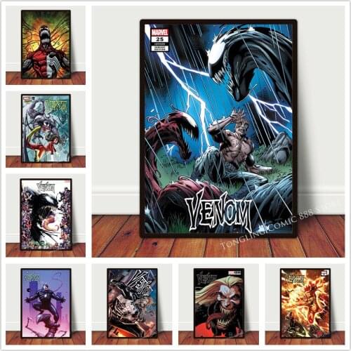 Marvel Vevom Poster Classic Movie Avengers Superhero Canvas Painting Wall Art Living Room Bedroom Dormitory Vintage Decor Mural