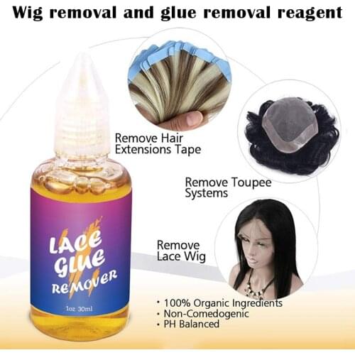 Wig Bond Remover For Lace Wigs Hair Extension Toupees 1 Oz MH88