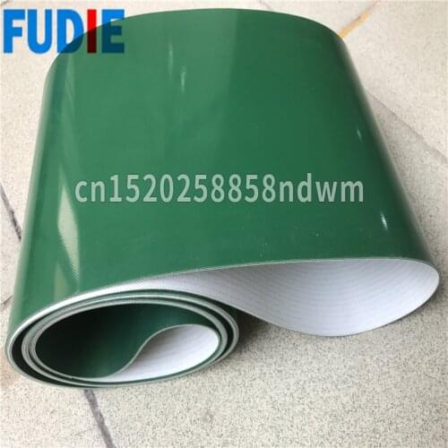 Heat resistant pvc material handling conveyor belt
