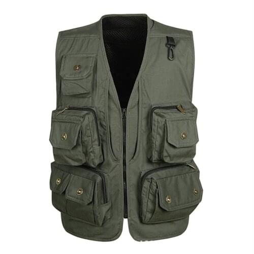 【New store 】 Pocket photography vest leisure fishing vest reporter director vest hunting vest