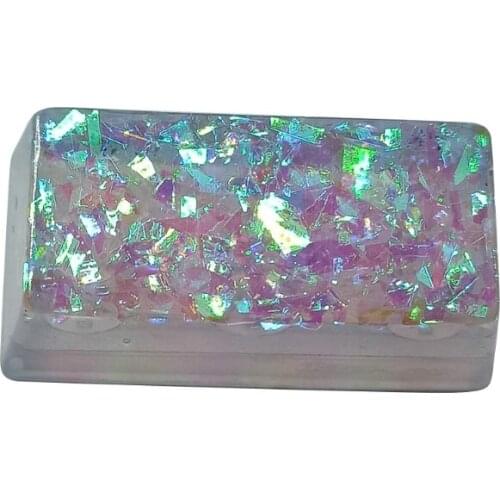 1Pc 2U Handmade Customized OEM R4 Resin Keycap Keyboard RGB Translucent Keycap