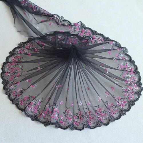 2Yards Exquisite Embroidered Flower Lace Trim High Quality Lace Fabric DIY Craft&Sewing Dress Clothing Accessories