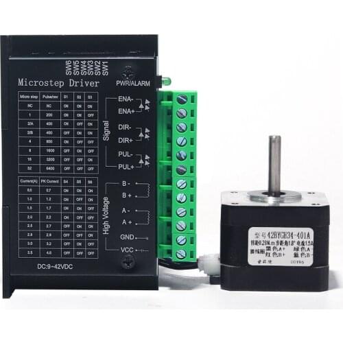 42BYGH34 stepper motor step angle 1.8 1.5A 0.28N.M 0.4N.M 0.55N.M high torque stepper motor, matching TB6600 motor driver
