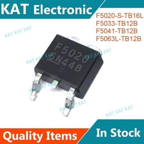 5PCS/Lot F5020-S-TB16L F5020 F5033-TB12B F5033 F5041-TB12B F5041 F5063L-TB12B F5063L Intelligent Power MOSFET