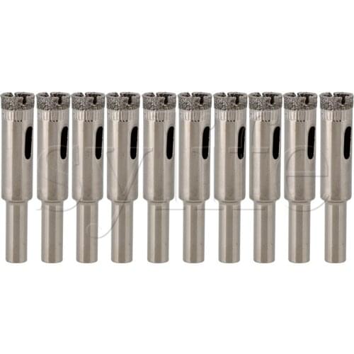 Premium Diamond Coated Hole Saw Drill Bit Tools 8mm For Marble Ceramic 10pcs