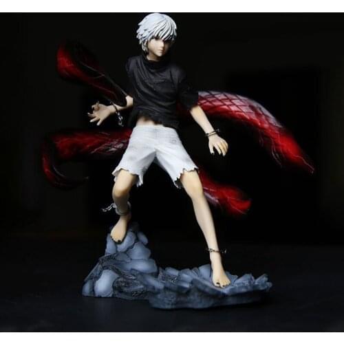 Anime Tokyo Ghoul Figure Kaneki Ken Touka Kirishima Pvc Action Figure Kaneki Ken Awakening Figurine Generation Of Dark Jin Muyan