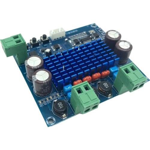 Wireless Bluetooth 5.0 TPA3116D2 Digital Power amplifier board 2x50W Stereo Audio 12V 24V AMP Module amplificador XH-A308