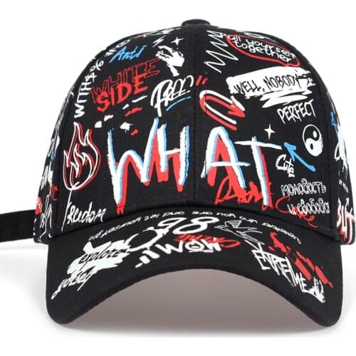 2019 new Fashion Graffiti printing Baseball Cap Outdoor cotton Shade Hat men women Summer Caps adjustable Leisure hats