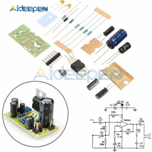 DC 9V-24V 18W TDA2030A Electronic Audio Power Amplifier Board Mono Single DIY Kit Audio Expansion Board