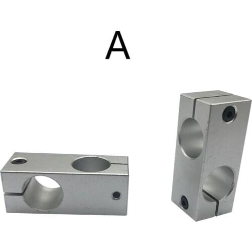 Stainless steel tube cross clamp pillar double orifice fitting connectors for 20mm shaft