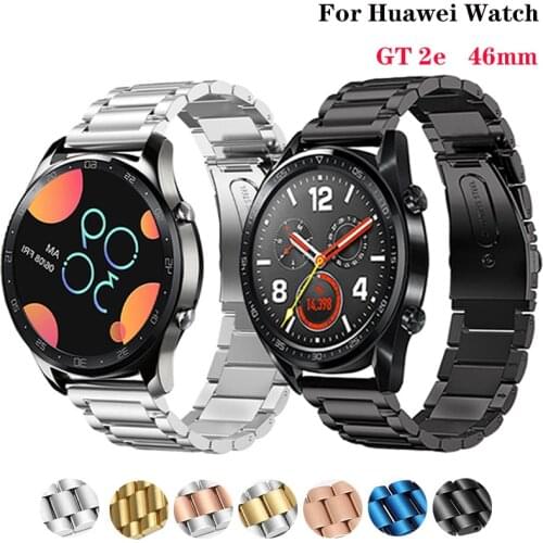 Metal Band For Huawei watch gt 2e strap Stainless Steel Bracelet for huawei gt 2e 46mm Replacement Wrist Strap For Huawei gt 2e