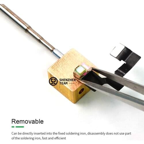 RELIFE RL-067 Miniature Universal Heating Table 3-in-1 Multi-Series 936/210/T12 Pure Copper Mini Heating Station For Desoldering