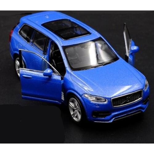 HOT SALE 1:36 scale high imitation alloy model car,XC90 SUV pull back car toy,2 open door toy vehicle, free shipping