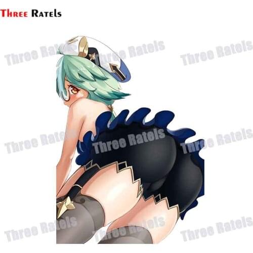 Three Ratels F714 Sucrose Genshin Impact Personalized Creative Scratch Stickers Car Accessories Mobile Phone&Laptop Cover Decor