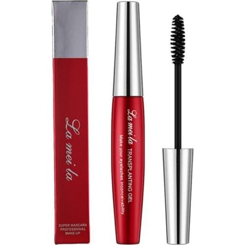 New Brand Fashion Mascara Makeup 3D Fiber Silicon Brush Head Eyelash Extensions Thick Curling Black Mascara Waterproof Cosmetics