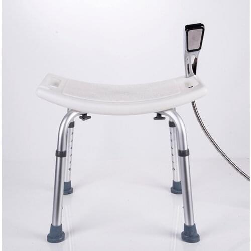 2021 New Non-slip Bath Chair 6 Gears Height Adjustable Elderly Bath Tub Shower Chair Bench Stool Seat Safe Bathroom Product