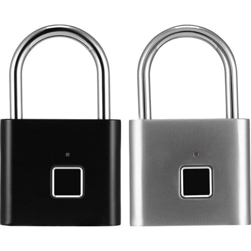 O10 Portable Keyless Smart Security Lock Fingerprint Padlock For Cabinet Box Waterproof Fingerprint Padlock Fingerprint Lock