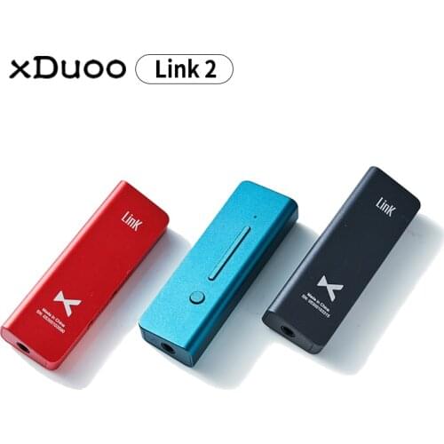 XDUOO Link2 ESS8118EC DSD256 HD HIFI Portable Decoding Headphone Amp Type C DAC Bass Boost with 150mW Amplifier