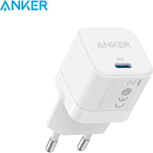 New USB C Charger for iPhone 13, Anker 20W Fast Charger, PowerPort III 20W Cube Charger for iPhone, for Huawei, for xiaomi