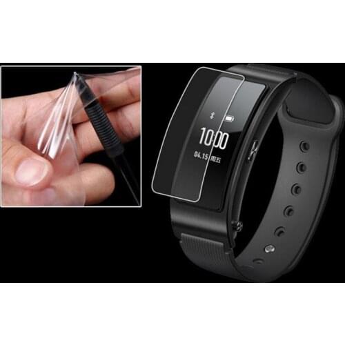 2pcs Anti-shock Soft TPU Ultra Clear Protective Film For Huawei TalkBand Talk Band B3 Lite Wristband Full Screen Protector Cover