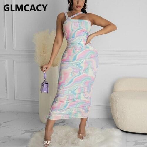 Women Sexy Slim Maxi Dress Summer Elegant Evening Party Dress