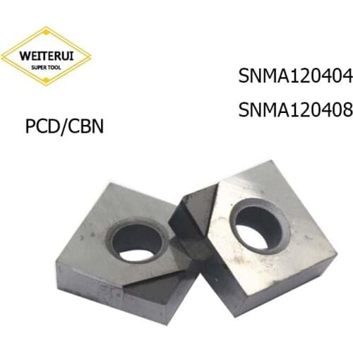 1Pc SNMA120404 SNMA120408 SNMA 120404 SNMA 120408 PCD CBN Diamond Inserts Blade External Turning Tool Lathe Tool For CNC