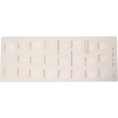 2pcs/Set BGA Stencil Direct Heating Reballing Stencil Solder Template Stencil For MTK MT6572A SC6825C MT Tools