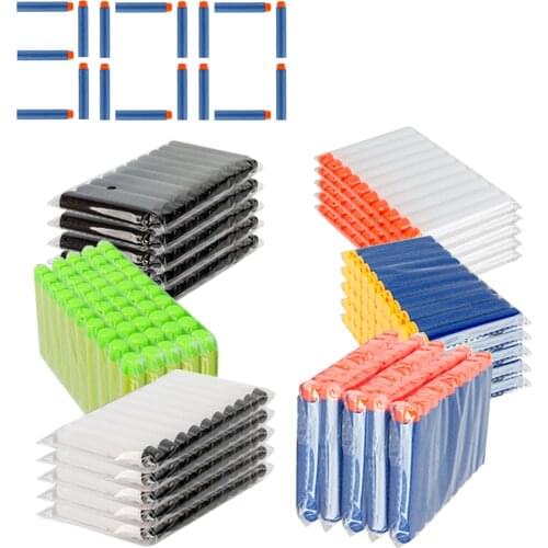 300PCS For Nerf Bullets 7.2cm Refill Compatible Darts for Nerf N Strike Blaster for Nerf Accessories for Mega Elite Series Gun