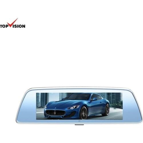8''1080p car guangdong vehicle traveling automobile data recorder android rearview mirror camera dvr with screen