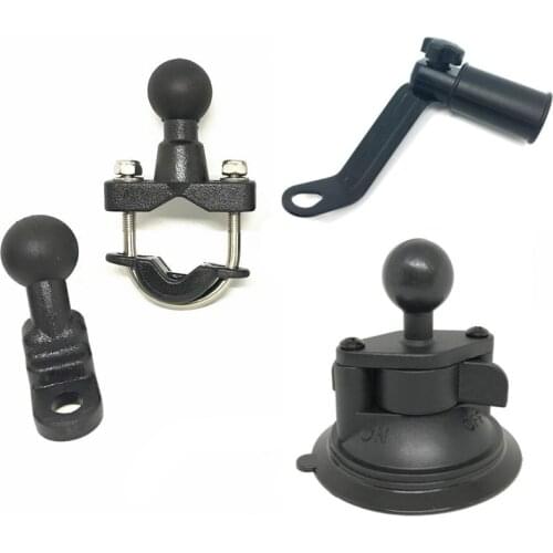 Jadkinsta Motorcycle Ballhead Adapter Bike Handlebar Brake Clutch Control Base Combo for Gopro Rear View Mirror Holder